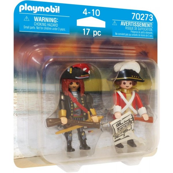Playmobil Duo Pack Πειρατής Και Λιμενοφύλακας (70273)