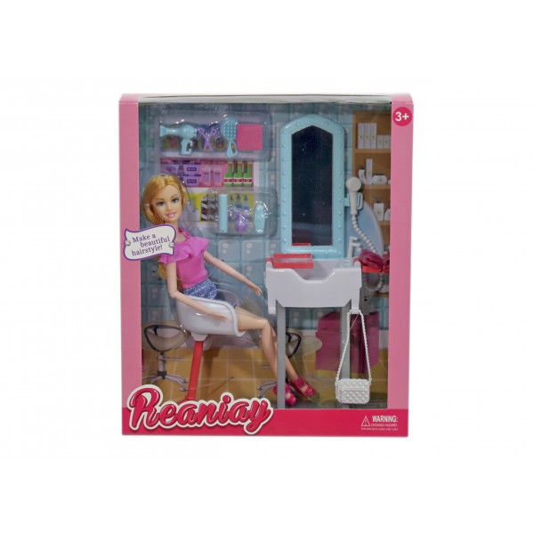Fashion Doll -  Κουκλα με Κομμωτήριο 69938