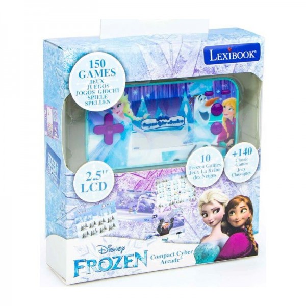Lexibook  Frozen Compact Cyber Arcade Portable Console LCD Colour Screen Με 150 Παιχνίδια 