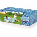 Πισίνα Σταθερή Πλαστική 1.52x25εκ. Bestway (55029)
