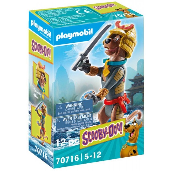 Playmobil Scooby-Doo! Συλλεκτική Φιγούρα Scooby "Σαμουράι" (70716)