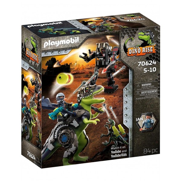 Playmobil Dino Rise T-Rex: Η Μάχη Των Γιγάντων 70624