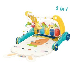 Bebe Stars Γυμναστήριο-Περπατούρα Piano Rabbit 2in1 100197
