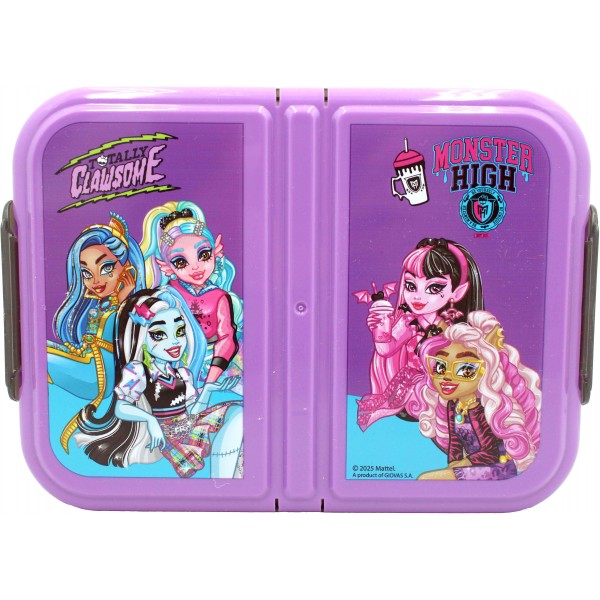 Monster High Δοχείο Φαγητού 3 Χώρων 02262
