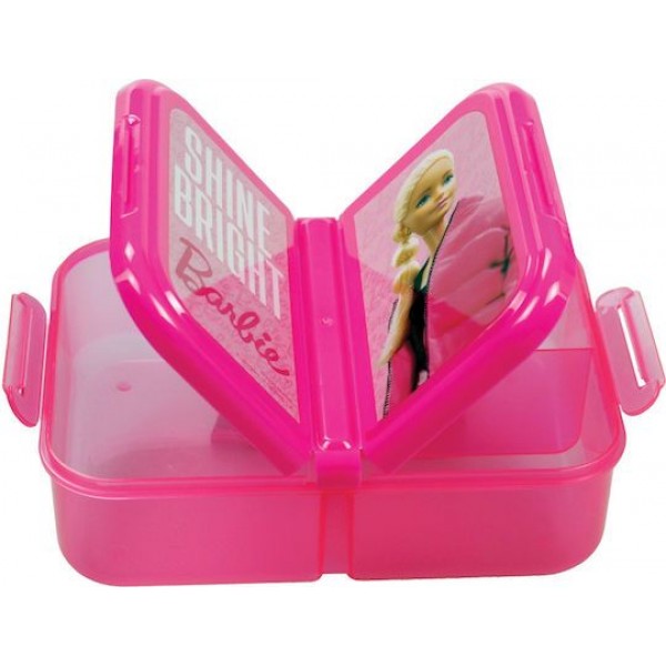 Barbie Δοχείο Φαγητού 3 Χώρων 22262