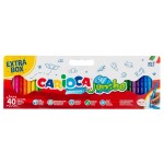 Carioca Μαρκαδόροι Ζωγραφικής Jumbo 40 χρώματα (41258)