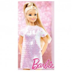 Barbie Πετσέτα Θαλάσσης Microfiber 140x70cm 423227