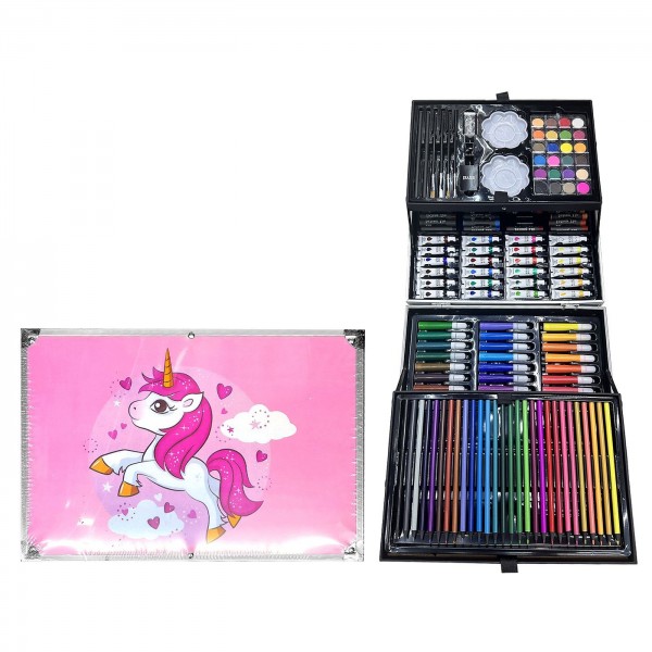 Βαλιτσάκι Ζωγραφικής Unicorn σετ 145τμχ 503388