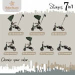 Ποδηλατάκι Τρίκυκλο Urban 7in1 Beige 822182