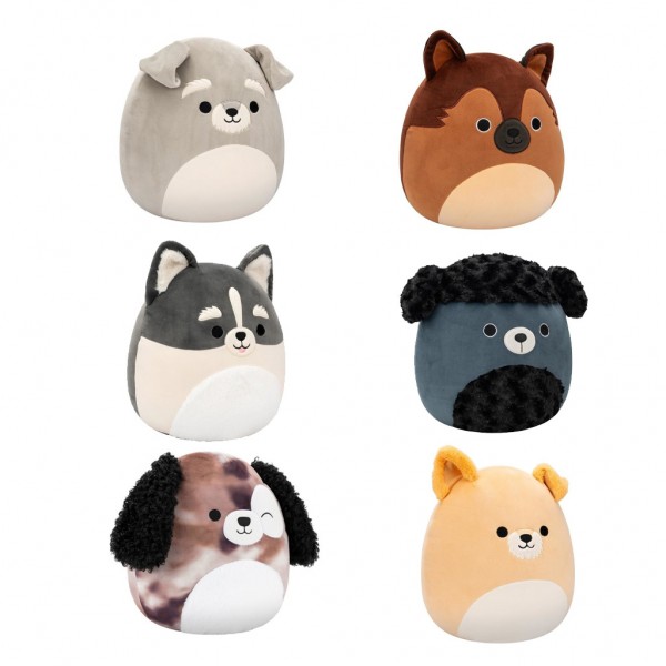 Squishmallows Λούτρινα Σκυλάκια 30cm - 6 Σχέδια (JWSQ7955)