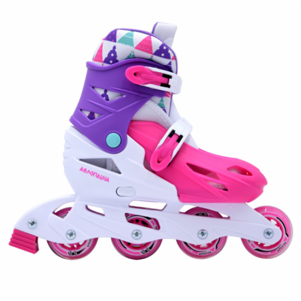 Roller Skate Αυξομειούμενα Πατίνια Φούξια 1083