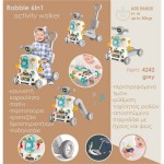 Bebe stars Περπατούρα Δραστηριοτήτων Robbie 6in1 4242