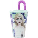 Frozen Ποτήρι με καλαμάκι 430 ml 74230