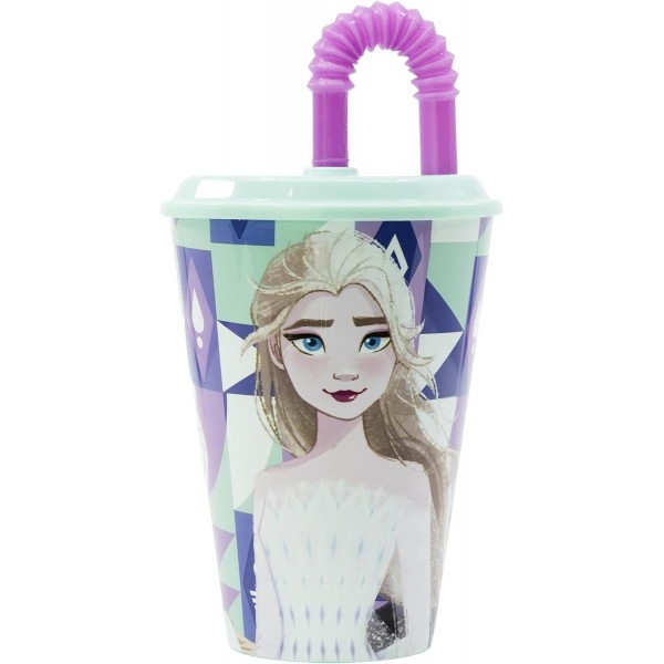 Frozen Ποτήρι με καλαμάκι 430 ml 74230