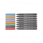 Carioca Metallic Μαρκαδόροι Ζωγραφικής  Fine Tip 8 Τμχ 43162