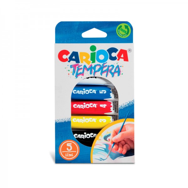 Carioca Τέμπερες 5τμχ. 12ml 40013