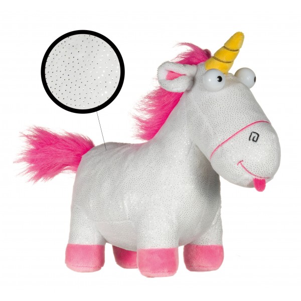 Unicorn Glitter Minions Λούτρινο 30cm