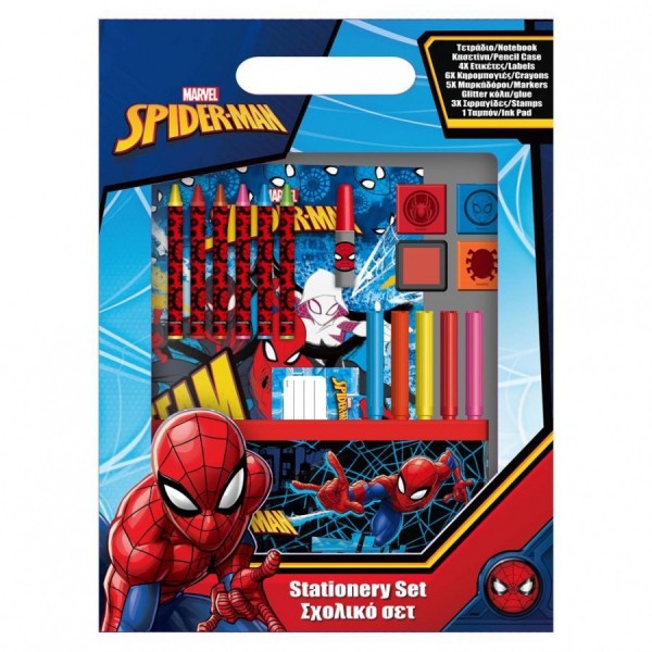 SPIDERMAN ΣΕΤ ΖΩΓΡΑΦΙΚΗΣ ΜΕ ΚΑΣΕΤΙΝΑ 508056