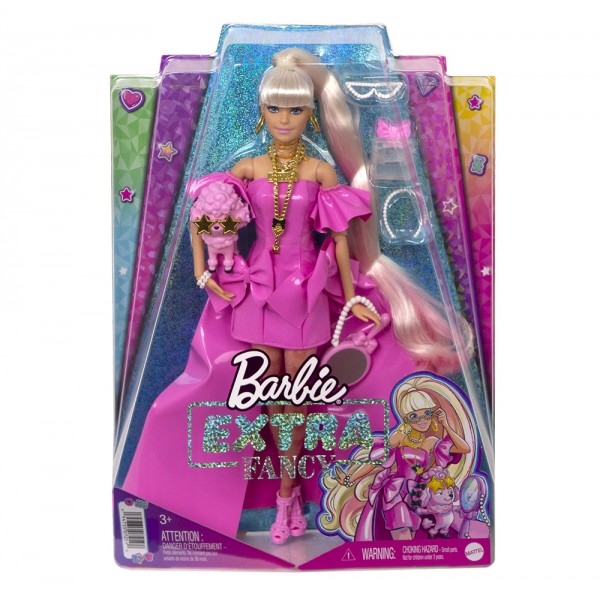 Barbie Extra Fancy Κούκλα Pink Plastik (HHN12)