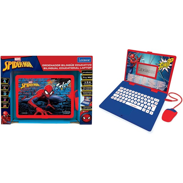 Lexibook Διγλωσσο Εκπαιδευτικο laptop Spiderman 598SP