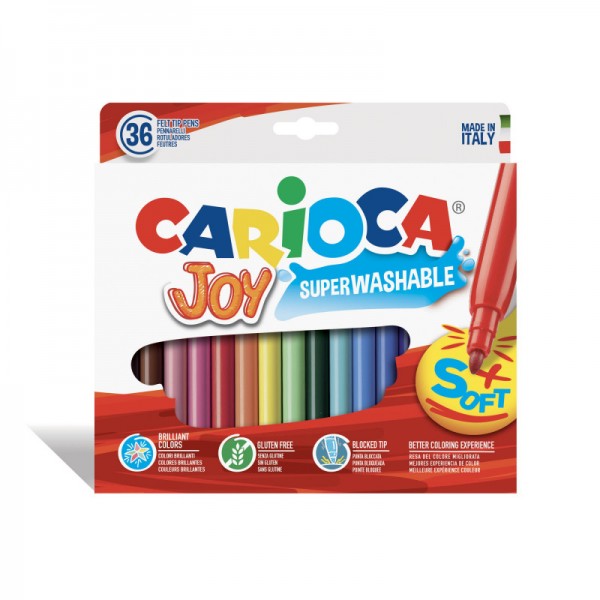 Μαρκαδόροι Carioca Joy Λεπτοί 36τμχ  40616