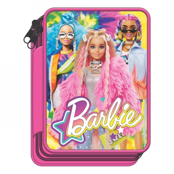 Barbie Extra Κασετίνα Διπλή Γεμάτη 72100