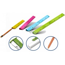 Y-Plus σετ Χάρακας – Κασετίνα 30cm 4σε1 