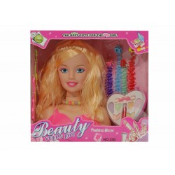 Beauty Doll-Kεφαλι κούκλας με αξεσουάρ 22358 