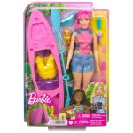 Barbie Camping Daisy Σετ με Κανό HDF75