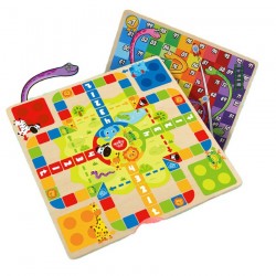 Tooky Toy Ξύλινο Επιτραπέζιο Φιδάκι-Γκρινιάρης TY848