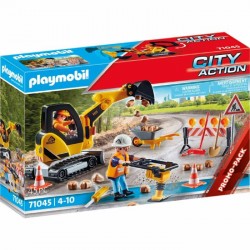 Playmobil Εργασίες Οδοποιίας 71045 