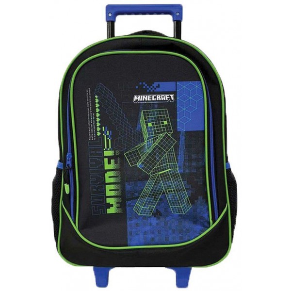 Minecraft Trolley Τσάντα Πλάτης Δημοτικού 00074