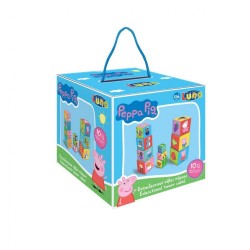 Peppa Pig Εκπαιδευτικοί Κύβοι Πύργος 10 τεμ. 482668