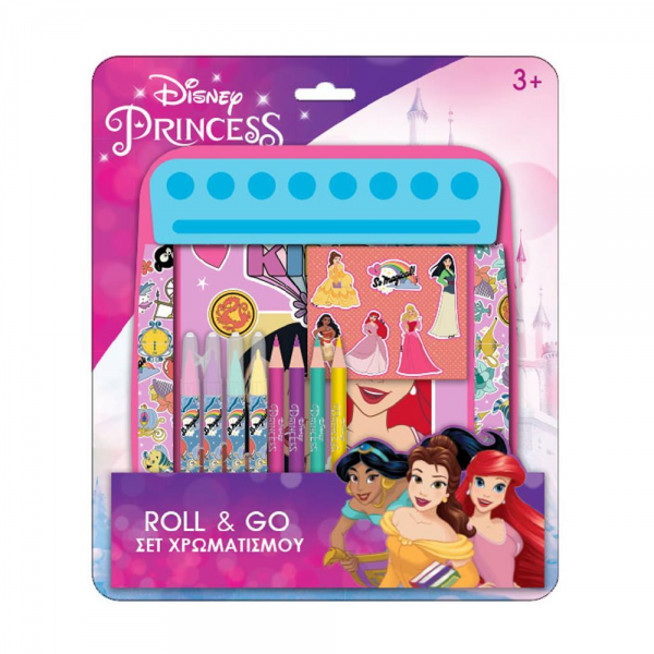 Σετ Χρωματισμού Roll And Go Princess 563714