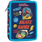 Skate More Κασετίνα Διπλή Γεμάτη 585098