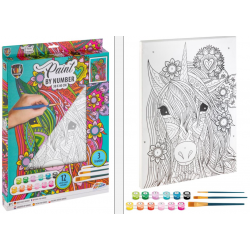 Ζωγραφική σε Καμβά με Νούμερα 30*40εκ & 12 Χρώματα 150055