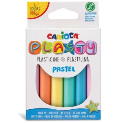 Carioca Plasty Πλαστελίνη 100 g - 6 Τεμάχια 42174