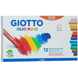 Giotto Λαδοπαστελ Maxi Olio (12τεμ) 45731