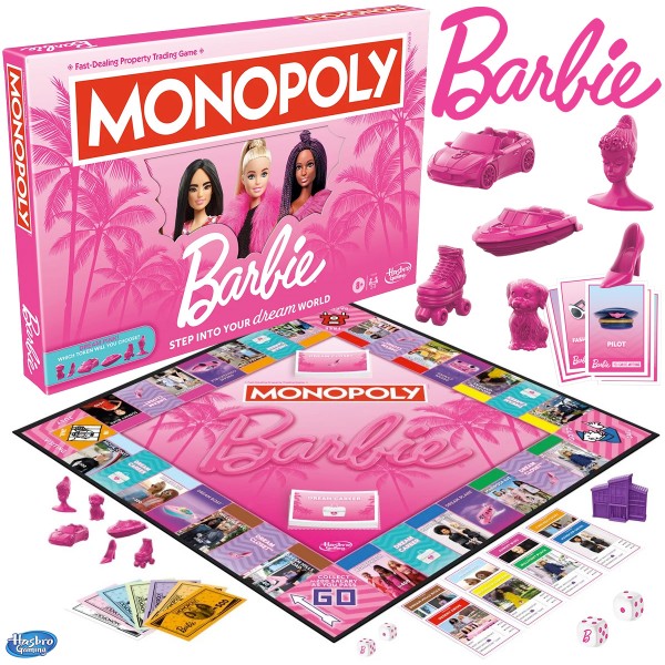 Monopoly Barbie Επιτραπέζιο (G0038) Monopoly Barbie Επιτραπέζιο (G0038)