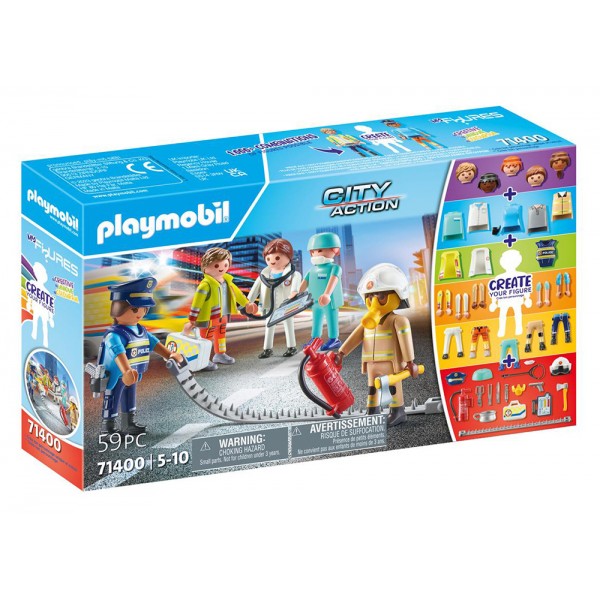 Playmobil My Figures-Ομάδα Διάσωσης (71400)