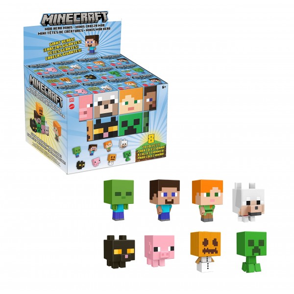 Minecraft Mob Head Mini Figure - mini φιγούρες (HDV64)