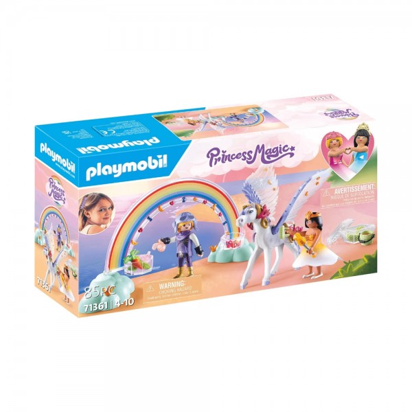 Playmobil Princess Magic Πήγασος Και Πριγκίπισσες Του Ουράνιου Τόξου (71361)