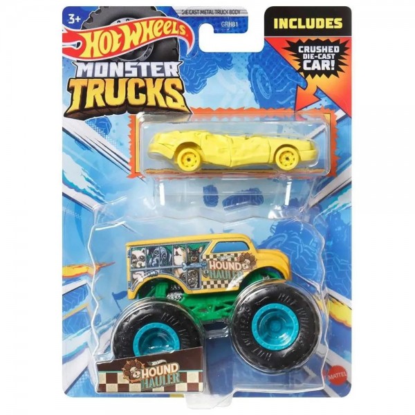 Monster Trucks Όχημα Με Αυτοκινητάκι (GRH81)