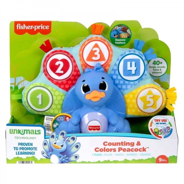 Fisher-Price Linkimals Παγώνι Το Χρωματιστούλι (HNN84)