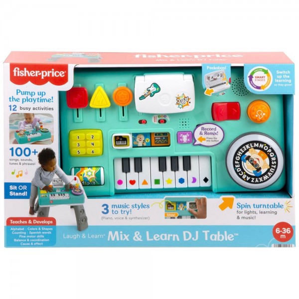 Fisher Price Eκπαιδευτική Κονσόλα DJ με Φώτα και Ήχους HRB61