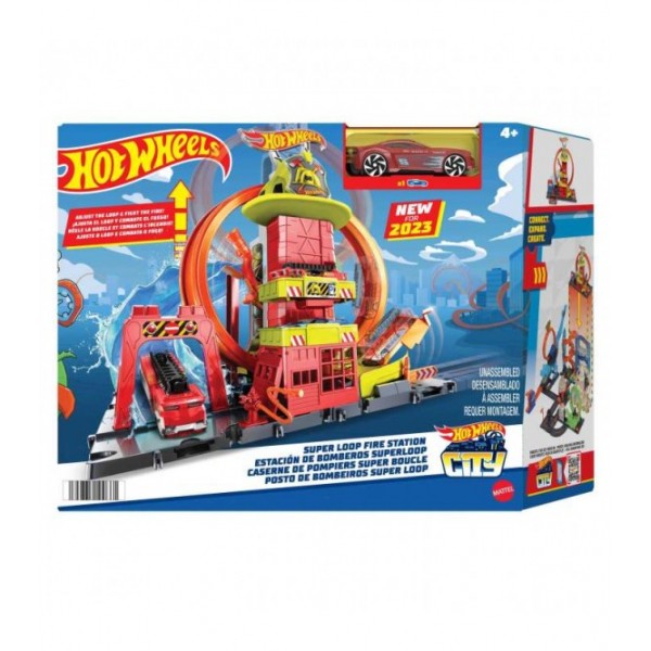 Hot Wheels City Πίστα Πυροσβεστικός Σταθμός (HKX41)