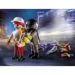 Playmobil  Starter Pack Αστυνομική Καταδίωξη Ληστή Κοσμημάτων (71255)