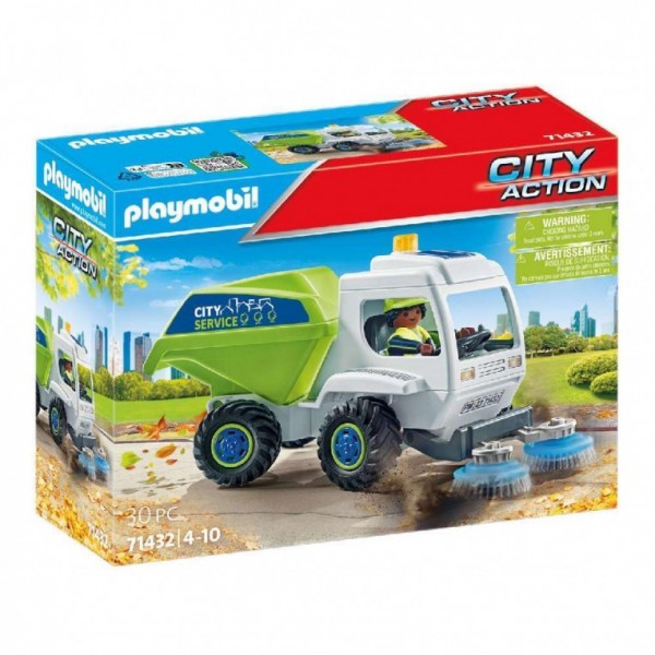 Playmobil City Life Όχημα Καθαρισμού Δρόμων (71432)