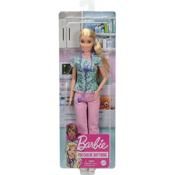 Barbie Κούκλα Νοσοκόμα GTW39