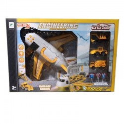 Aεροπλάνο Βαλιτσάκι με 3 Αυτοκίνητα και Σήμανση 660-Α240